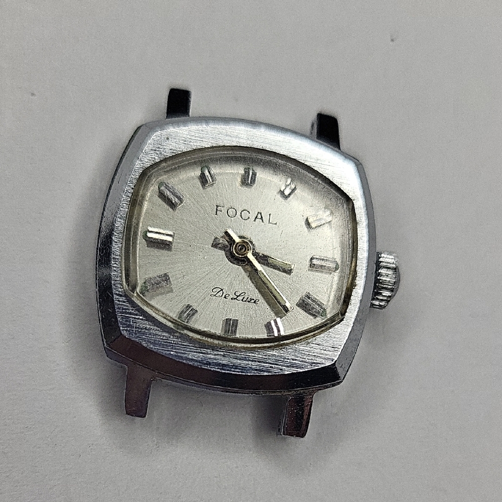 Silver Watch Face